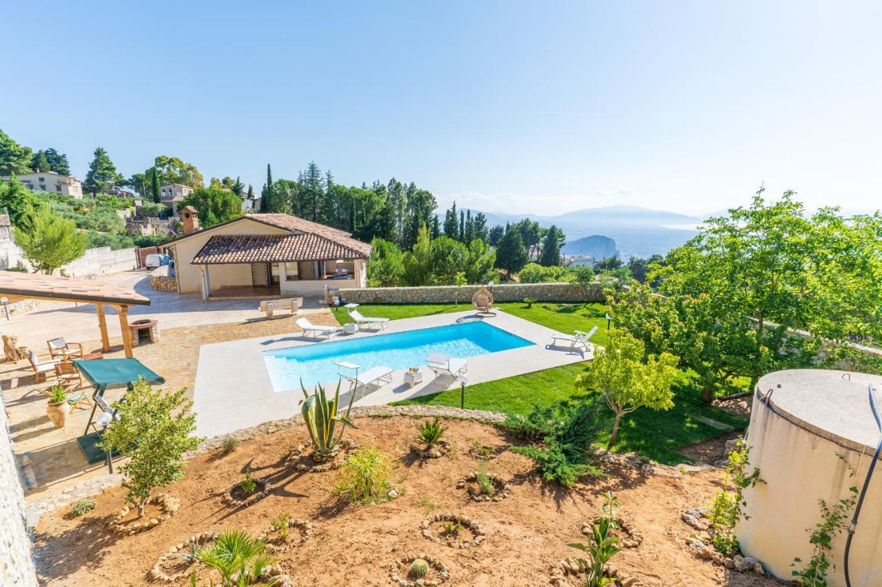 Villa Romitello con Piscina Total Relax Borgetto Esterno foto